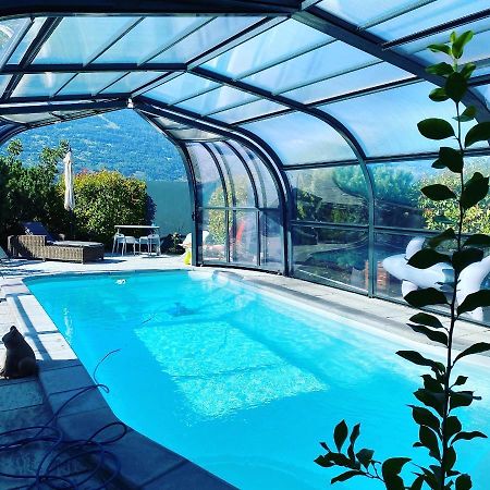Grimisuat O Rendez Vous Maison Mitoyenne Piscine Chauffee Mars-Octobre מראה חיצוני תמונה